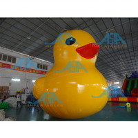 Canard gonflable géant Modèle de canard en caoutchouc gonflable flottant personnalisé pour publicité extérieure