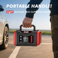 Démarreur Booster de Batterie Portable et Gonfleur de Pneus 12000mAh avec Compresseur d'Air pour Voiture