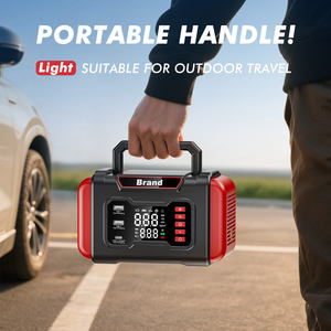 Arrancador de Batería Portátil para Coche con Inflador de Neumáticos Mini, Batería de Arranque de 12000mAh y 2000A, Power Bank con Bomba de Aire - Product Image 6