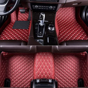 Revêtements de sol en cuir PVC motif diamant <span class=keywords><strong>TESLA</strong></span> Civic Nissan Sentra Toyota Camry 2019 2025 Tapis de sol élégants et durables imperméables - Product Image 3