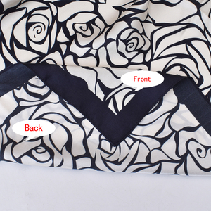 Cao cấp 100% dâu tằm lụa 12mm vuông khăn Châu Âu Mỹ thời gian thiết kế với Roulette in tùy chỉnh truyền thống khăn & khăn choàng - Product Image 3