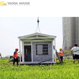 Venta al por mayor <span class=keywords><strong>de</strong></span> alta calidad prefabricada <span class=keywords><strong>casa</strong></span> móvil Modular portátil guardia centinela cabina <span class=keywords><strong>de</strong></span> seguridad prefabricada Tuck Shop Container House - Product Image 2