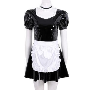 Women Waitress Party Stage Performance Sexy Lolita <strong>French</strong> Maid Dress <strong>Costume</strong> CARR-045 - Product Image 1