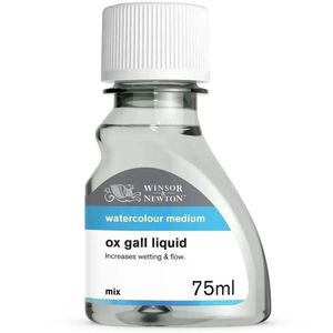 <span class=keywords><strong>Winsor</strong></span> <span class=keywords><strong>Newton</strong></span> 75ml Ox Gall Liquid Watercolour Medium Monofásico para Lienzo, Vidrio, <span class=keywords><strong>Papel</strong></span>, Aumenta el Flujo de Humectación, Embalaje Suelto - Product Image 1