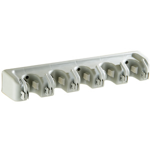 Soporte Multifuncional de Pared para Escobas y Trapeadores de Plástico, Ecológico, con Opciones de 3/4/5/6 Ganchos para Guardar Paraguas - Product Image 4