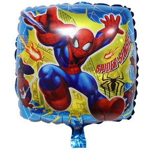 Vendita calda 18 pollici rotonda spider man stagnola aerostato del fumetto carattere super hero foil balloon per I Bambini giocattolo globos - Product Image 2