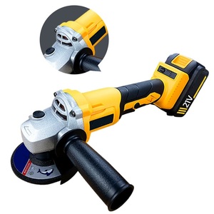 36V Li-ion accu-aangedreven 125mm nat/droog haakse slijpmachine met schuifschakelaar voor industrieel gebruik en slijpschijf - Product Image 1