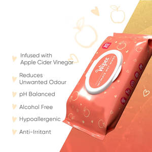 Lingettes lavables féminines personnalisées marque privée lingettes intimes pour les femmes sensibles Vees-pH équilibré sans alcool hypoallergénique F - Product Image 2