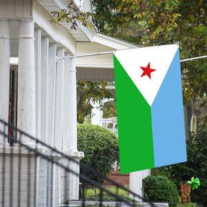 Banderas de Djibouti de 3x5 pies al por mayor, poliéster 68D/100D, personaliza todas las naciones, envío rápido, proveedor fiable, entrega rápida - Product Image 5