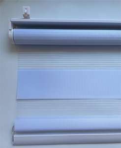 Sunale Easy install zèbre stores jour et nuit pare-soleil tissu transparent Store enrouleur Jour/Nuit '<span class=keywords><strong>blanc</strong></span> - Product Image 2