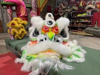 Funtoys Costume de danse du lion en laine pour adultes, 1 pièce, meilleure qualité, nouvel an traditionnel chinois, danse du lion pour adultes