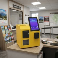 Kiosque de dépôt de monnaie intelligent multi-devises avec stockage de données, modèle Jinrui JR-500, prix usine