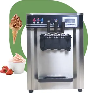 Helado suave para hacer helados, máquina comercial para hacer helados exprés en Zimbabue