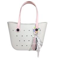 Grote, draagbare, zakelijke, effenkleurige EVA-tas met kettingband, open sluiting en strandlogo