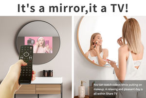 Espejo de TV inteligente Android con retroiluminación LED personalizado para baño TV impermeable con lavabo para baños - Product Image 3