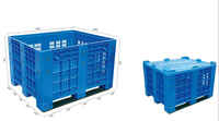 Panier de stockage en palettes recyclées de bonne qualité pour aliments, produits pharmaceutiques, caoutchouc, électronique, personnalisable