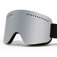 Lunettes de sport PC avec protection UV400, anti-buée, pour le ski, la montagne, la moto et le motocross