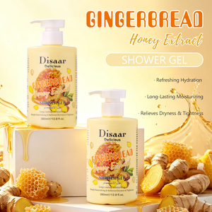Gel de Ducha Disaar con Jengibre, Aceite de Oliva y Miel, 380ml, Hidratante de Larga Duración, Alivia la Sequedad - Product Image 2