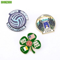 Badge personnalisé en émail dur ou souple, broche de revers en alliage de zinc, métal, fer, gravé à la presse, badge en émail sur mesure