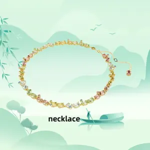 Conjunto de Joyería para Mujer 2025, Anillos Ajustables con Circonitas, Collares y Pulseras Irregulares, Diseño Exquisito y Moderno, Ideal para Regalo de Aniversario - Product Image 4