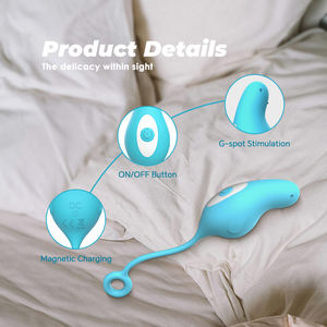 Vibrateur portable à télécommande pour couples, jouets sexuels pour adultes, longue <span class=keywords><strong>distance</strong></span> avec stimulateur de lapin pour le point G - Product Image 2