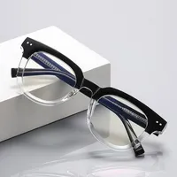 CP & TR90 kaliteli gözlük çerçeve özelleştirmek marka Anti mavi ışık kadın gözlük