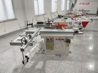 HYSEN SICAR C300 Machine à bois combinée de précision 5 opérations, Raboteuse-Dégauchisseuse pour le travail du bois