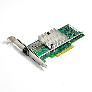 Chất lượng cao 10g PCIe X8 10 Gigabit <span class=keywords><strong>LAN</strong></span> thẻ duy nhất SFP + cổng mạng sợi Adapter X520-DA1 cho máy chủ RJ45 giao diện - Product Image 2