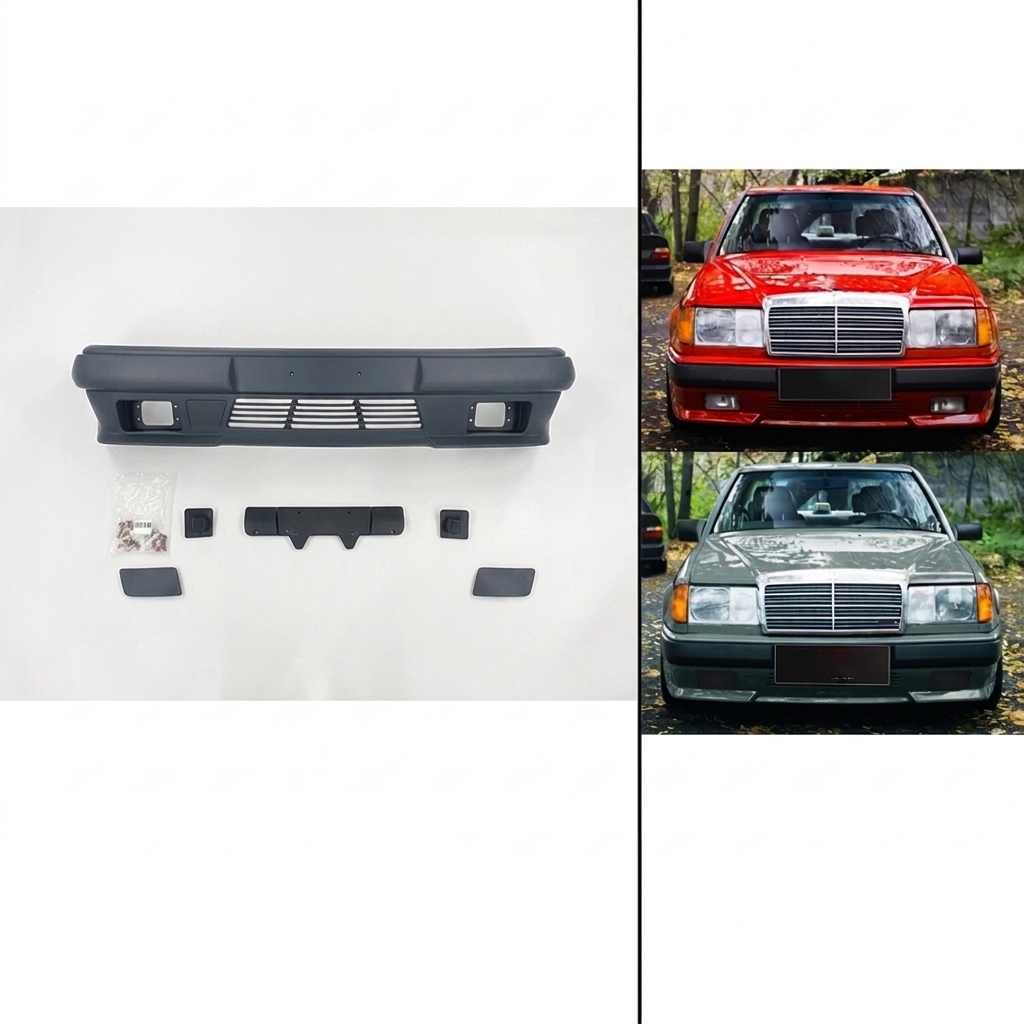 すべてのモデルの耐久性と堅牢性を備えたw124フロントバンパーを