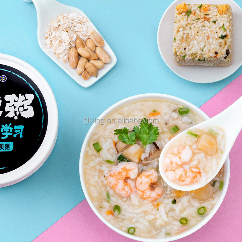 Wholesale FD food instant soup porridge Shrimp chicken, beef rice Freeze Dried Instant rice