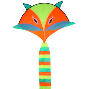 115*110cm al aire libre de la línea de Nylon Ripstop Delta 3D <span class=keywords><strong>Fox</strong></span> volar la cometa con mango - Product Image 1