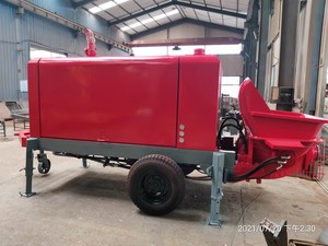 Pompe à béton portable <span class=keywords><strong>LOVO</strong></span>, petite, diesel/électrique, avec moteur et pièces détachées d'origine Schwing - Product Image 3