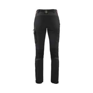BLAKLADER - 712216459956D21 Pantalones de servicio elásticos en 4 direcciones para mujer Negro/Rojo-PANTALÓN DE TRABAJO EAN 7330509742815 - Product Image 2