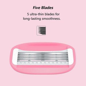 New Lady <span class=keywords><strong>Rasoir</strong></span> de beauté <span class=keywords><strong>facial</strong></span> jetable à quatre lames <span class=keywords><strong>pour</strong></span> jambes de femmes - Product Image 4