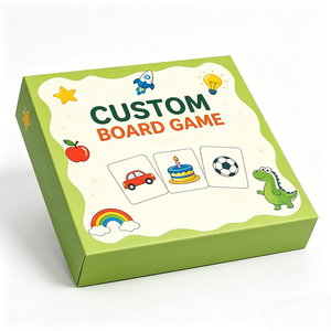 Durable Reusable Custom Board Game Educational <b>Gloss</b> Lamination <b>Paper</b> Printed Flash Card Children's Learning Cognitive Card Game - Product Image 6