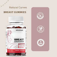 OEM/ODM Bonbons pour seins Saveur fraise Vente à chaud Complément nutritionnel Amélioration du sein La gomme augmente la taille des seins