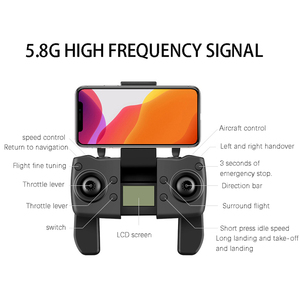 Wifi Fpv Quadcopter con Hd 4K cámara de gran angular plegable altitud profesional Rc sin escobillas del Motor drone 4K - Product Image 3