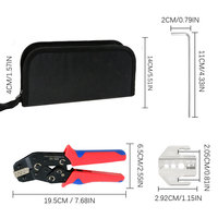 Kit d'outils manuels pour chauffe-câbles, pince à sertir à cliquet pour fils et bornes, ensemble de pinces pour gaines thermorétractables