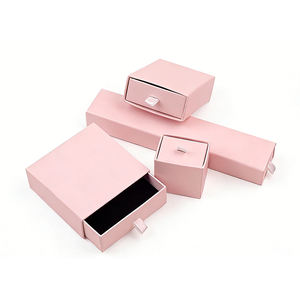 Custom Printed <b>Pink</b> Embossed Corrugated Kraft <b>Box</b> Paper Drawer <b>Gift</b> Packaging Boxes - Product Image 5