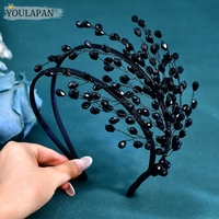 YouLaPan – bandeaux de mariage exquis pour femmes, accessoires de cheveux élégants faits à la main pour banquet, danse et fête, YXA214