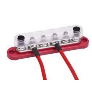6 gang 300A M8 phân phối điện khối thanh xe buýt thiết bị đầu cuối bài Stud 12V đỏ - Product Image 6