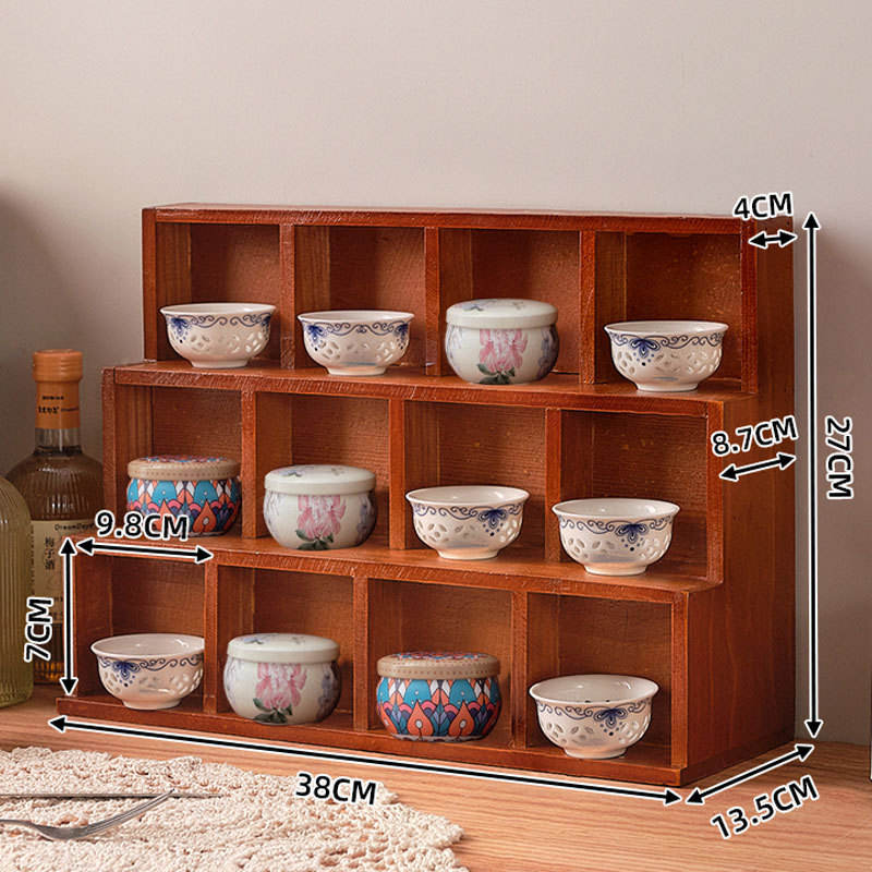 Twelve-segment distressed color gradation