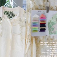 Nouveau tissu jacquard géométrique brodé de pivoines, dentelle texturée pour manteaux, chemises, vêtements pour femmes et enfants, 100 % polyester, style japonais
