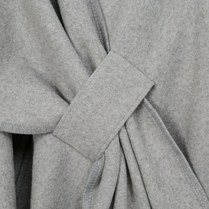 Women Knitted <strong>Wool</strong> Cardigan Coat Ladies Elegant Loose Cape Shawl Solid Color Half Sleeve Poncho Women's Warm Shawl <strong>Wrap</strong> - Product Image 5
