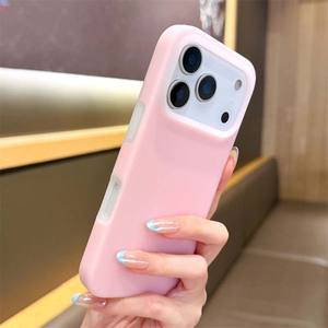 Coque en silicone protectrice en <span class=keywords><strong>fibre</strong></span> pour iPhone 17, 16, 15, 14, 13, accessoires de téléphone portable pour femmes, MOQ 500, la <span class=keywords><strong>moins</strong></span> chère - Product Image 2