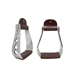 Étriers en aluminium pour selle de cheval, conçus pour l'équitation d'endurance, avec des matériaux haute résistance et une capacité de charge supérieure. - Product Image 3