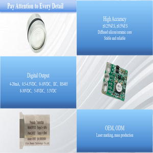 Werkseitiger Wechselstrom-Kompressor drucksensor Hochwertiger 4-20-mA-Druckmessumformer für städtische Versorgungs unternehmen - Product Image 4