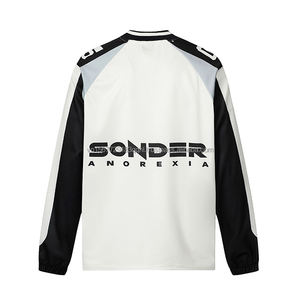 Camiseta Deportiva de Moda Neutral Vintage, Diseño Hip Hop con Empalmes, Camiseta Transpirable de Manga Corta para Hombre - Product Image 6