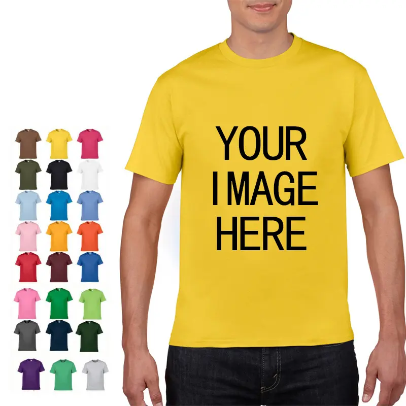 T-shirt homme personnalisé avec logo imprimé, bon marché, chinois, YiWu Goodlin