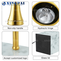 XINGPAI Hôtel Fournitures Or Royal Buffet Lampe Chauffante En Acier Inoxydable Réchauffeur De Nourriture Lampe Pour Buffet Restaurant